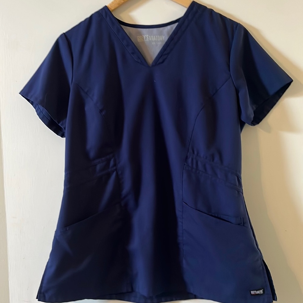 Greys Anatomy by Barco navy scrub top